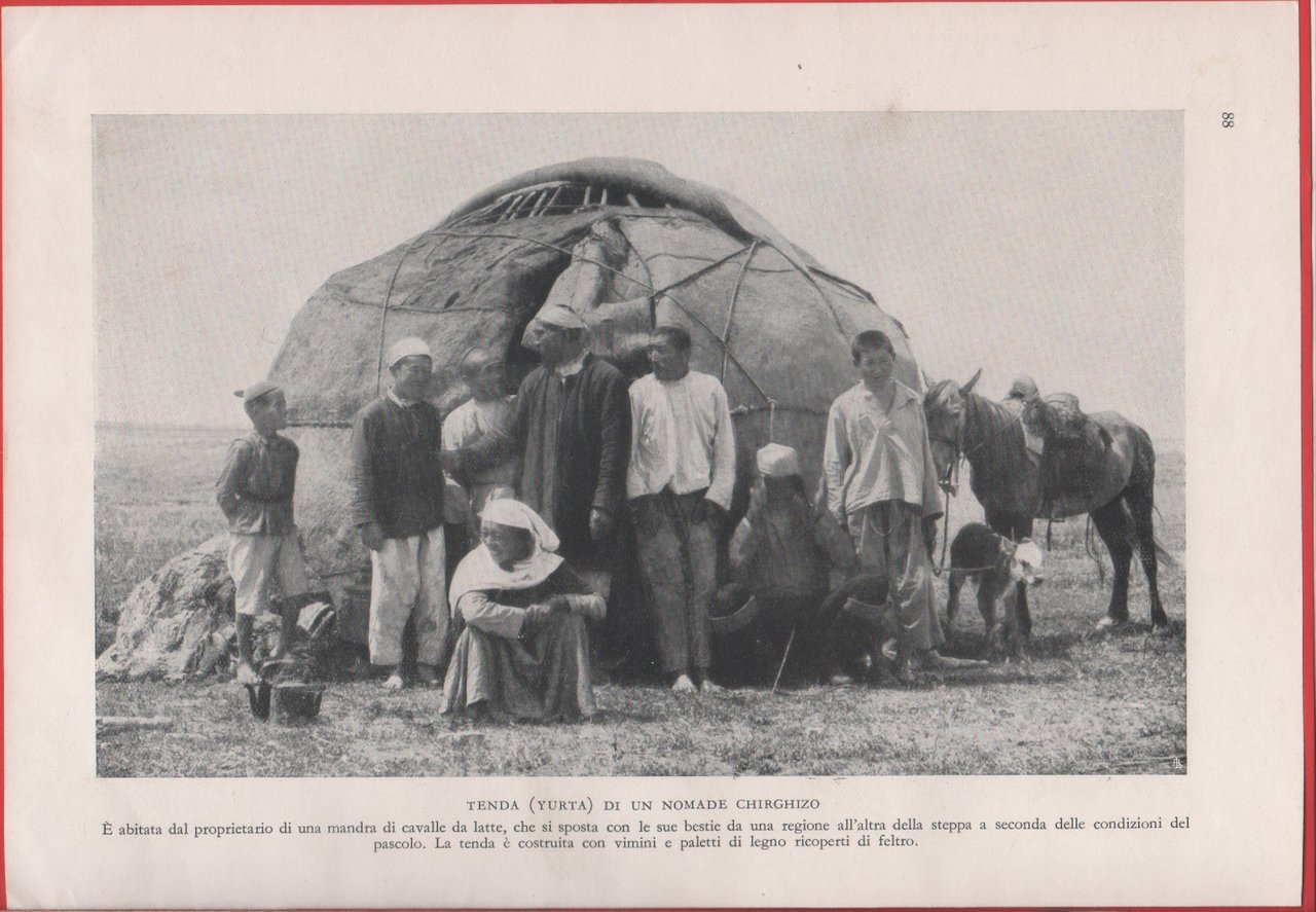 Tenda (yurta) di un nomade chirghizo. Immagine 1937 | Immagine principale