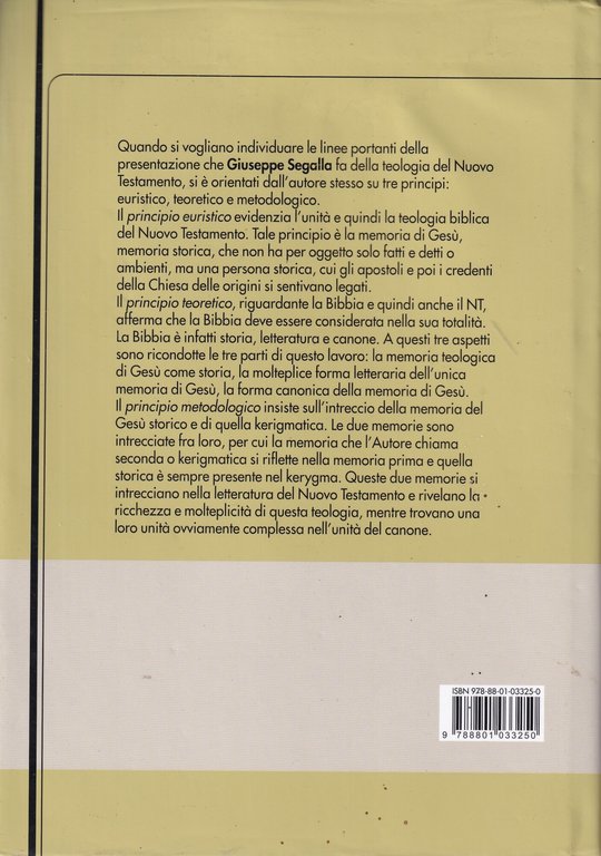 Teologia biblica del Nuovo Testamento: 8/bis | Immagine Gallery 2