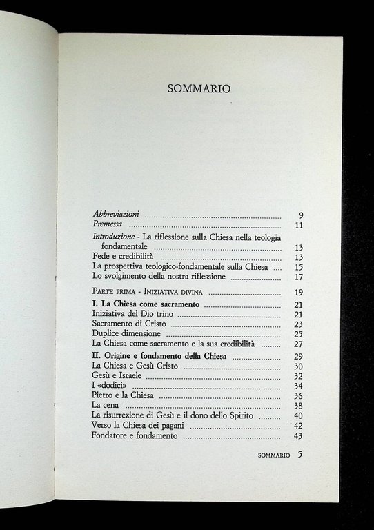 Teologia fondamentale. La Chiesa