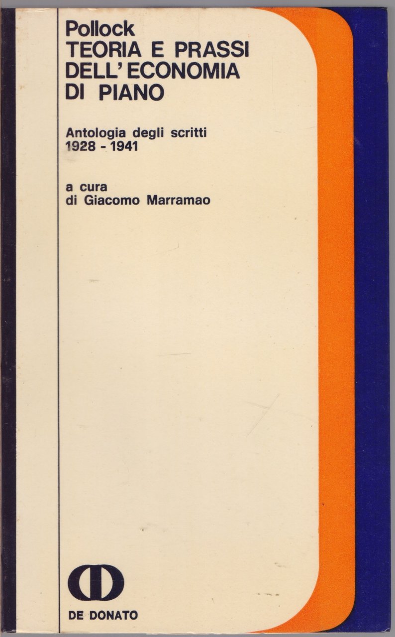 Teoria e prassi dell'economia di piano. Antologia degli scritti 1928-1941 … | Immagine principale