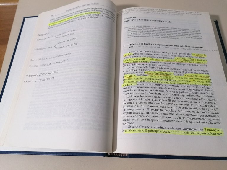 Teoria e prassi della pubblica organizzazione