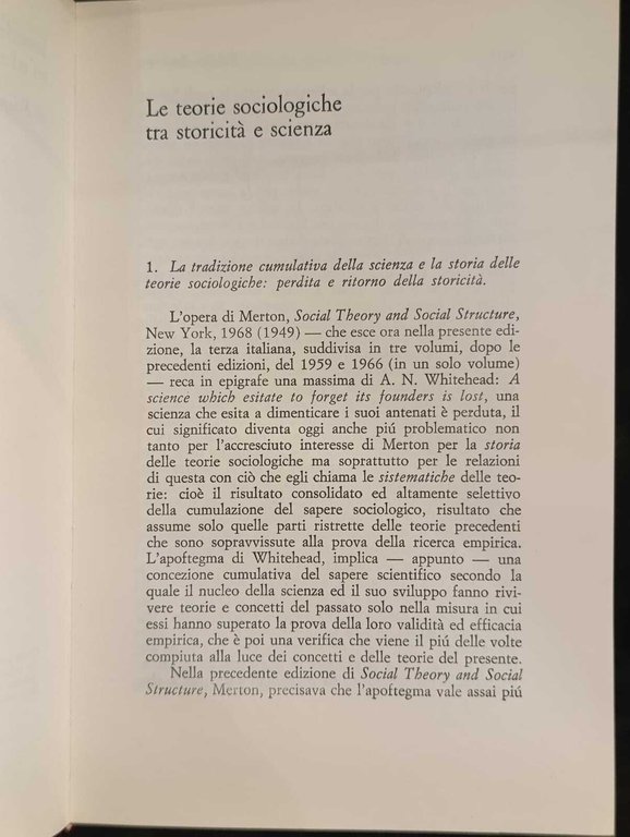 Teoria e Struttura Sociale Volume I: Teoria Sociologica e Ricerca … | Immagine Gallery 4
