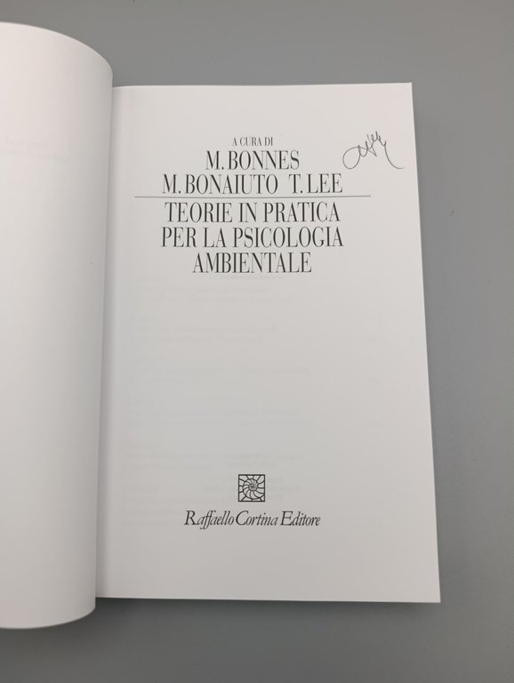Teorie in pratica per la psicologia ambientale
