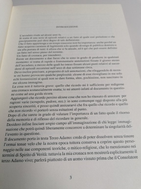 Terzo Adamo Il Ritorno Del Cristo Libro Osvaldo Piccardo Vicolo …