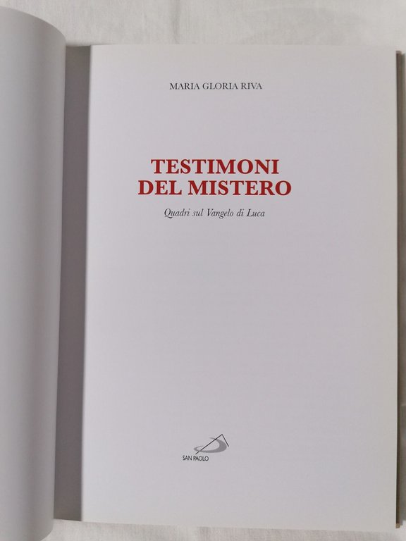 Testimoni Del Mistero - Libro Maria Gloria Riva - Quadri …
