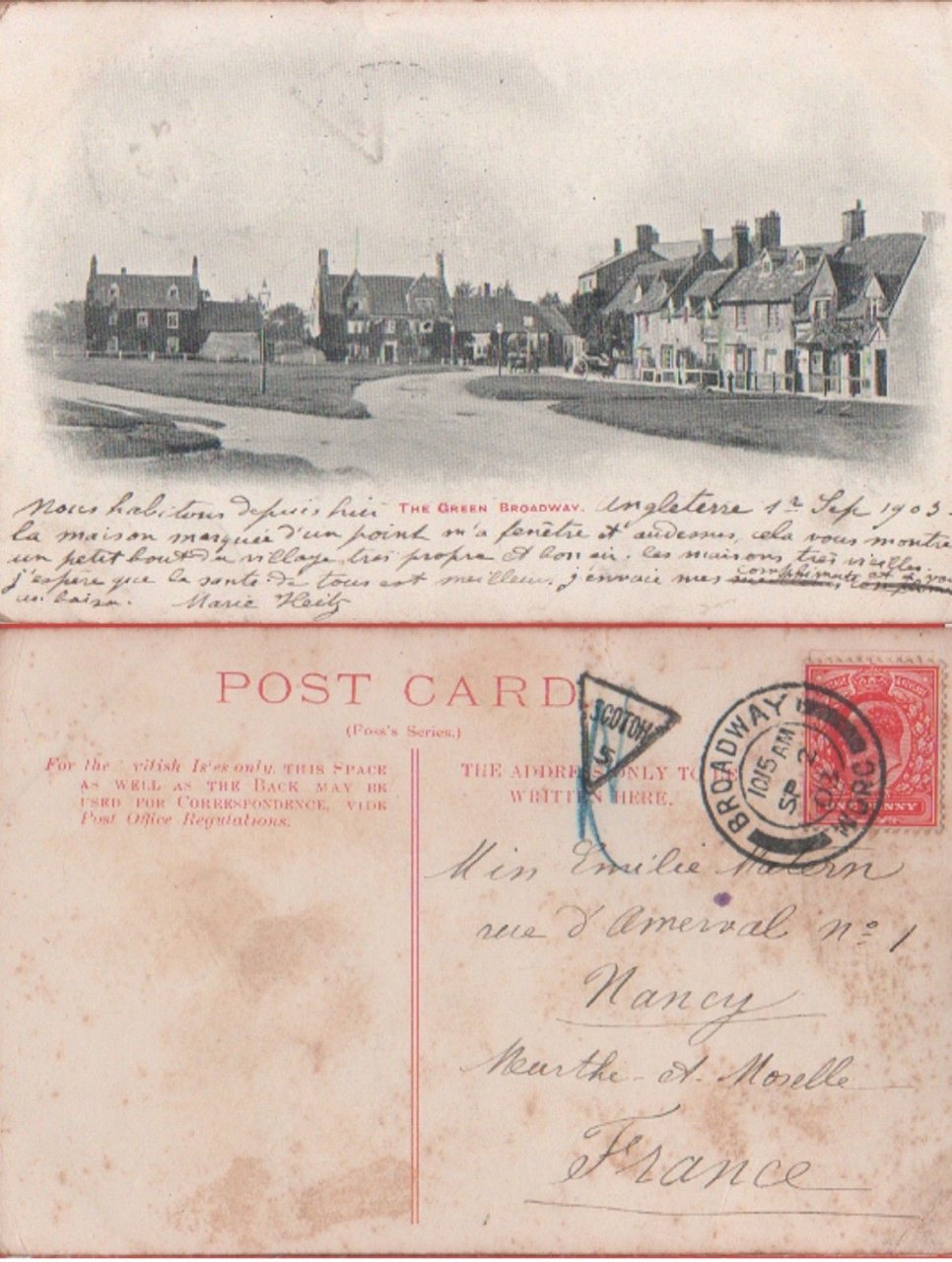 The Green Broadway (UK) - Viaggiata 1903 | Immagine principale