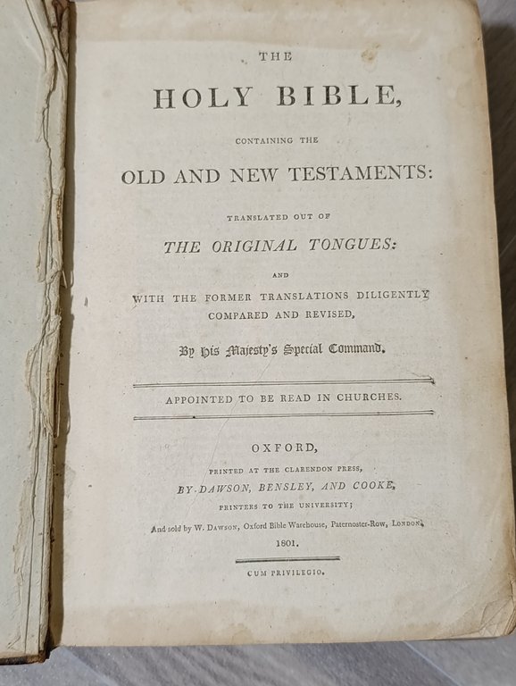 The Holy Bible Old &amp; New Testaments