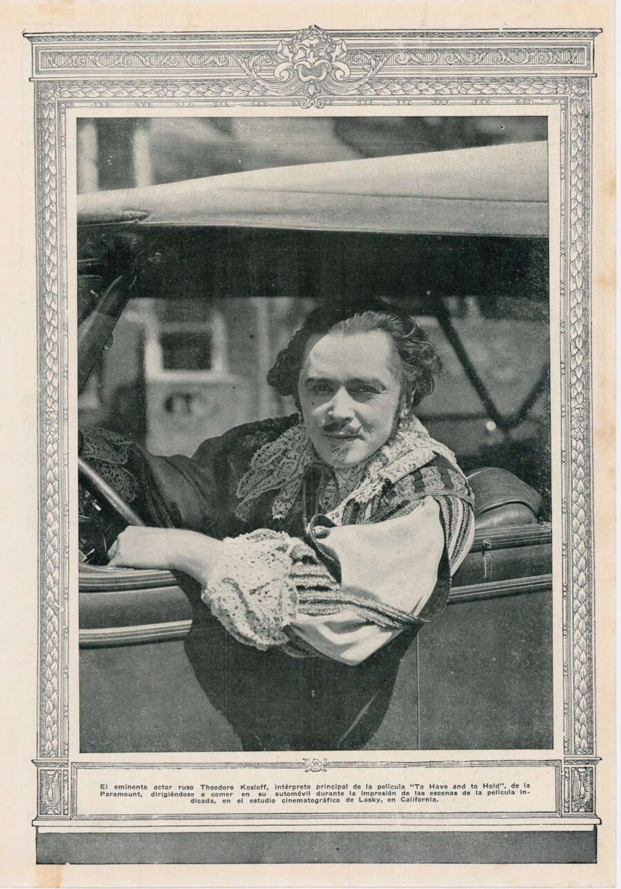 Theodore Kosloff actor / M. Alvarez. Sastreria de lujo. Buenos … | Immagine principale