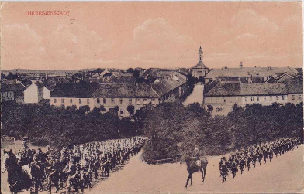 Theresienstadt (Terezin). Militari. Viaggiata | Immagine principale