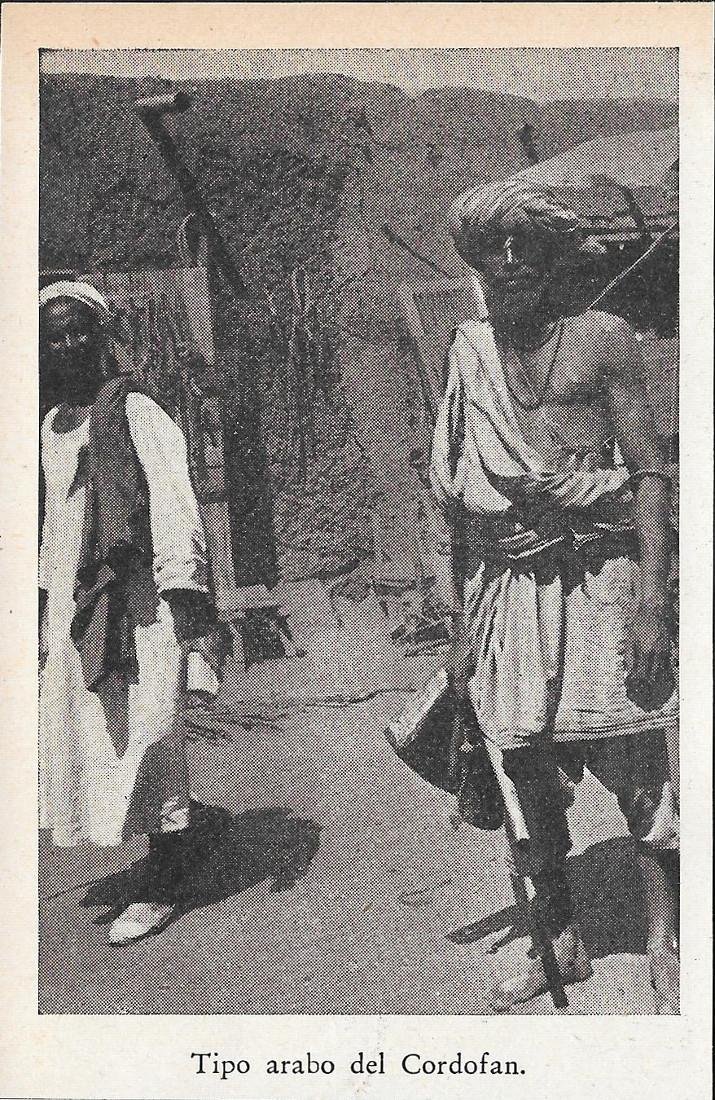 Tipo arabo di Cordofan (Sudan). Stampa 1934 | Immagine principale