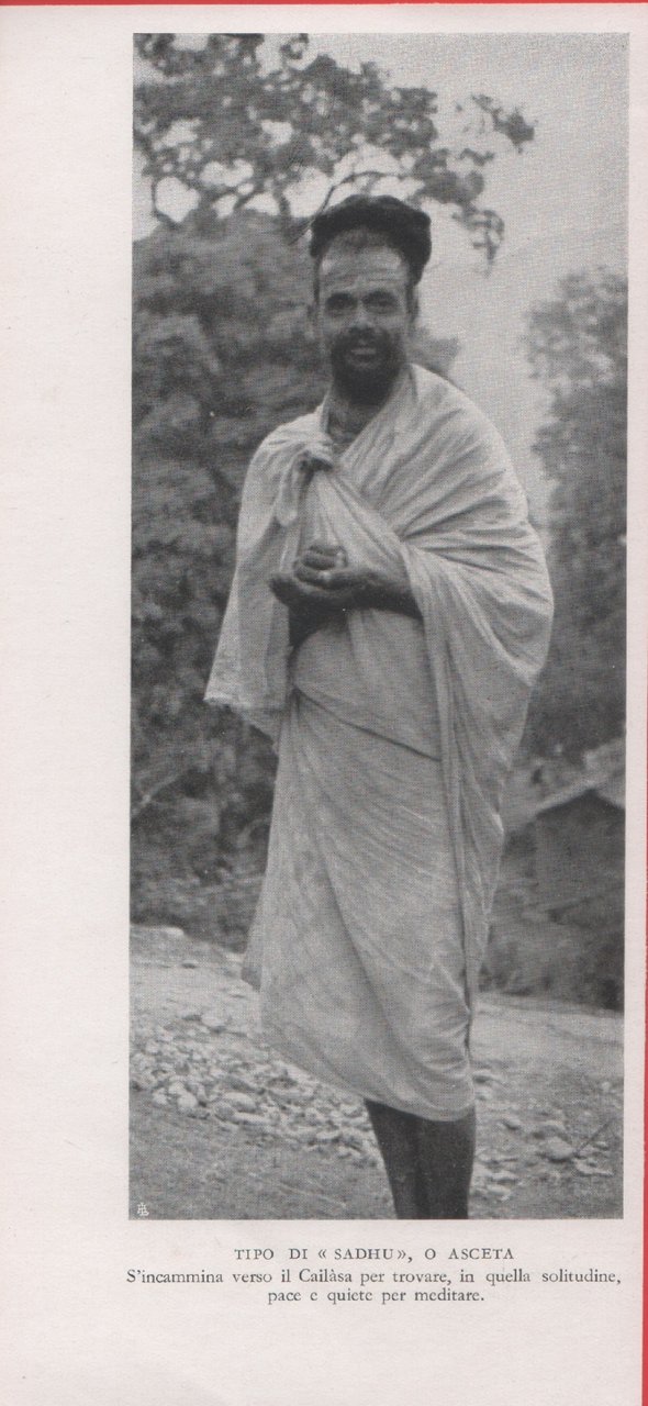Tipo di "sadhu" o asceta (Tibet). Immagine 1937 | Immagine principale