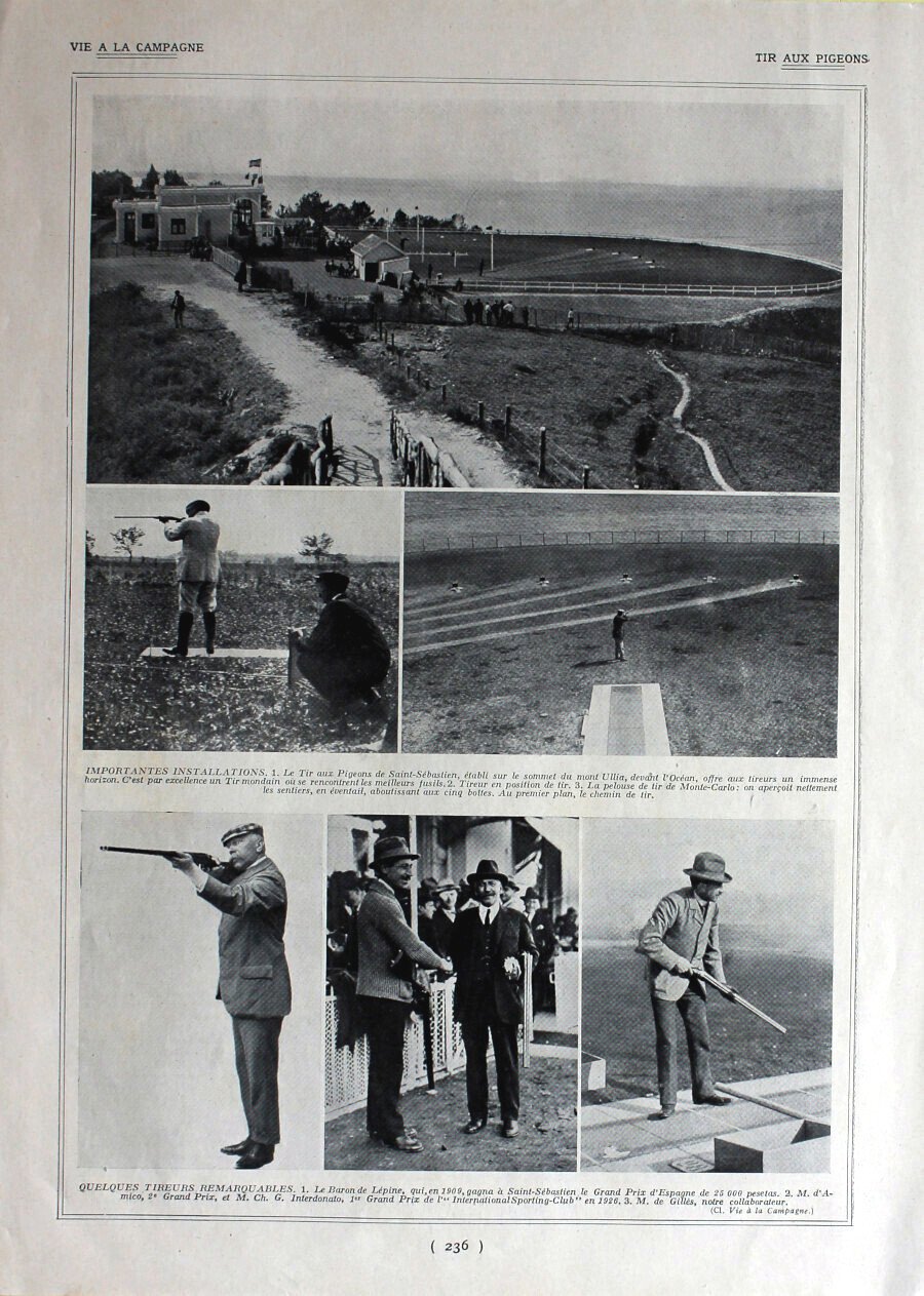 Tir aux pigeons, Fronte/retro. Immagine 1926 | Immagine principale