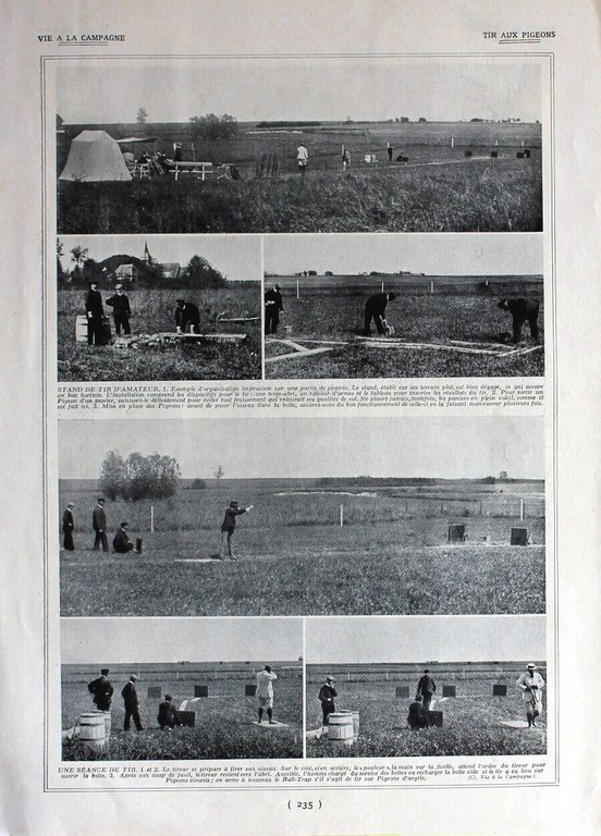 Tir aux pigeons, Fronte/retro. Immagine 1926 | Immagine Gallery 2