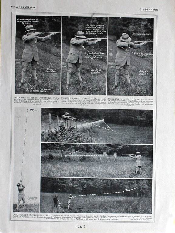Tir de chasse. Fronte/retro. Immagine 1926 | Immagine Gallery 2