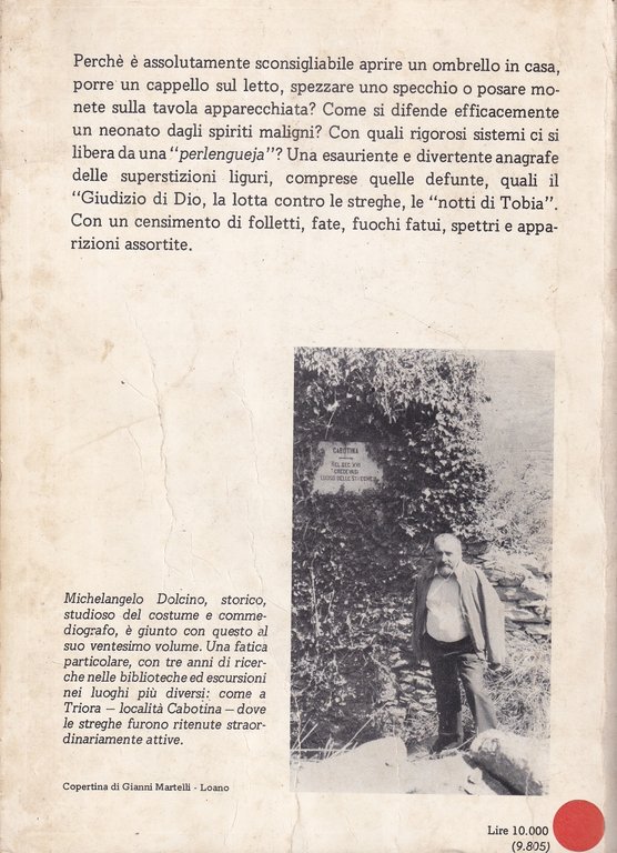 Toccar ferro...e altre cose. Dizionario delle superstizioni genovesi e liguri