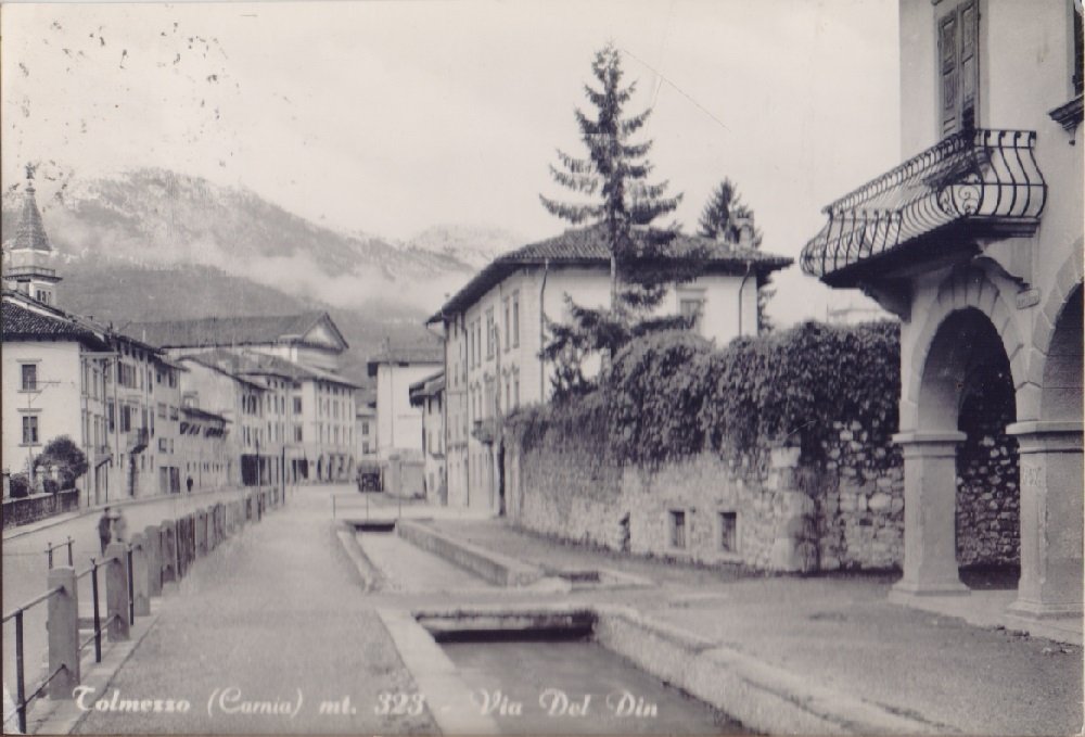 Tolmezzo. (UD). Via Del Din. Viaggiata | Immagine principale