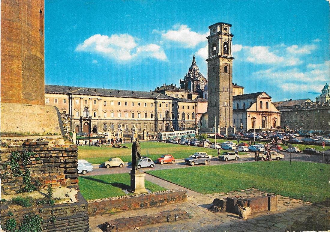 Torino. Porta Palatina e Duomo. Non viaggiata | Immagine principale