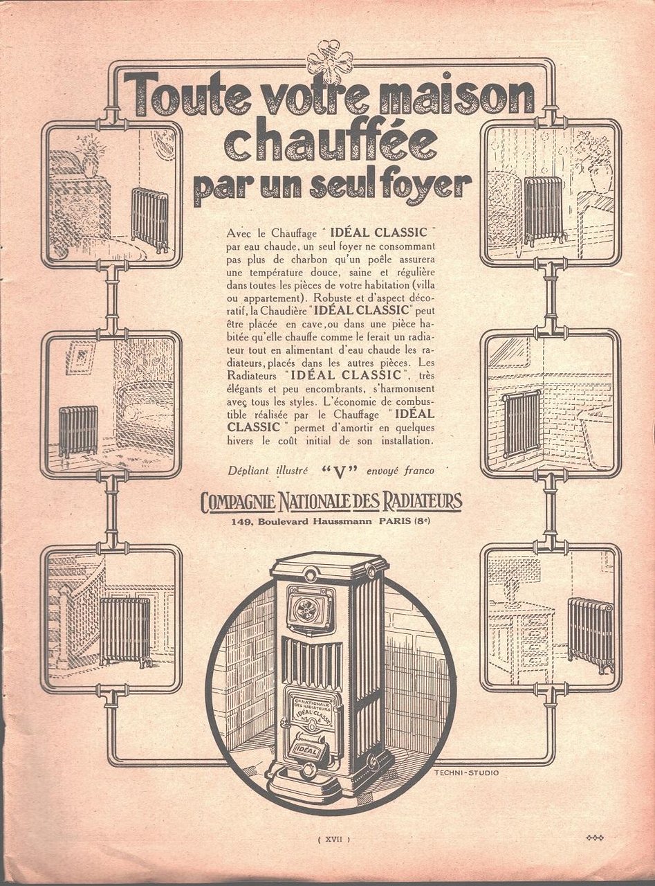 Toute votre maison chaufée par un seul foyer. C.ie Nationale … | Immagine principale