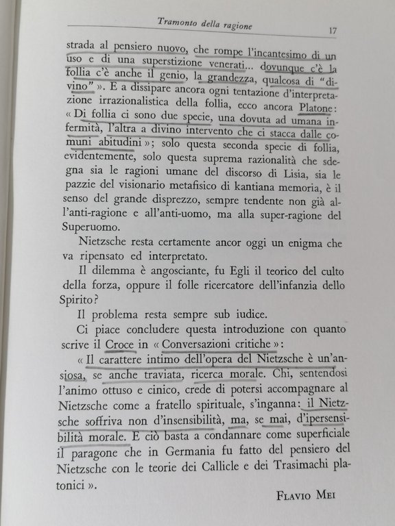Tramonto della Ragione Saggio Sulla Filosofia di Nietzsche Libro Mei … | Immagine Gallery 7