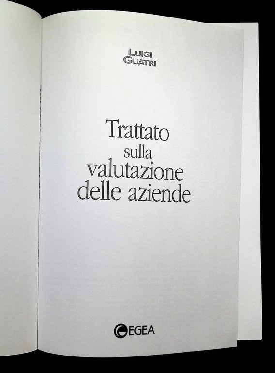 Trattato sulla valutazione delle aziende