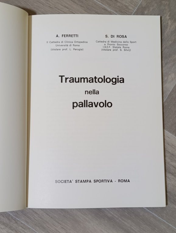 Traumatologia nella pallavolo