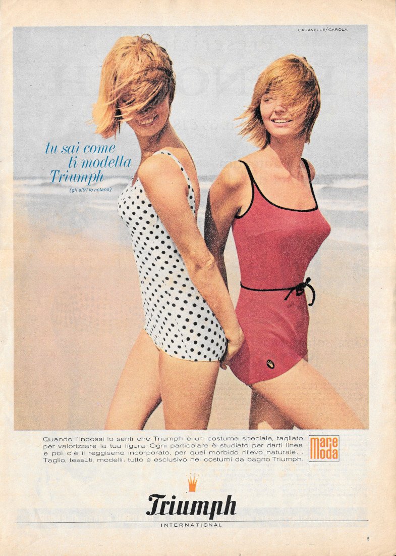Triumph International moda mare - Hanorah creme - Advertising 1964 | Immagine principale