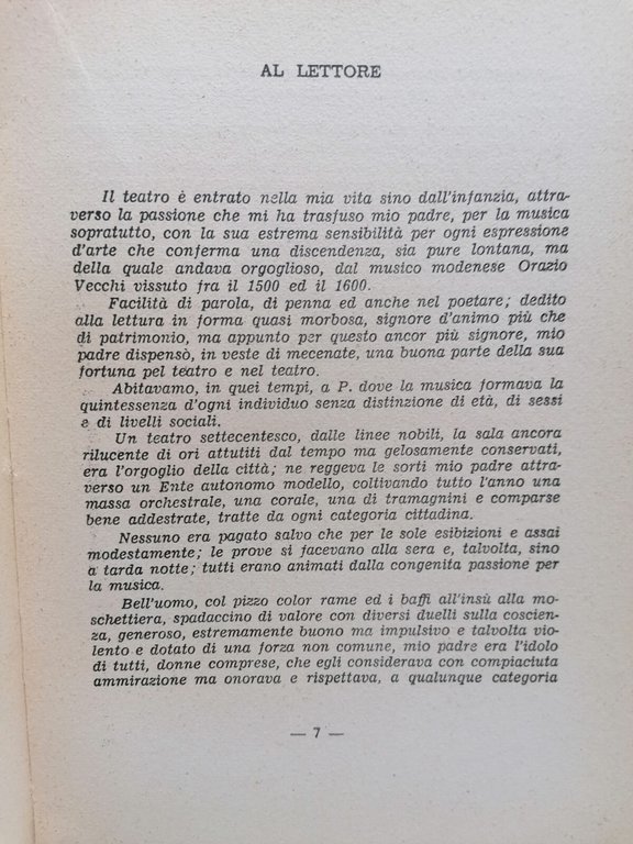 Tseatron Memorie Di Un Filodrammatico