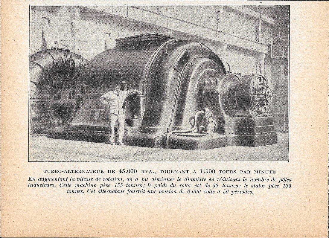 Turbo-Alternateur de 45000 KVA - Immagine 1920 | Immagine principale