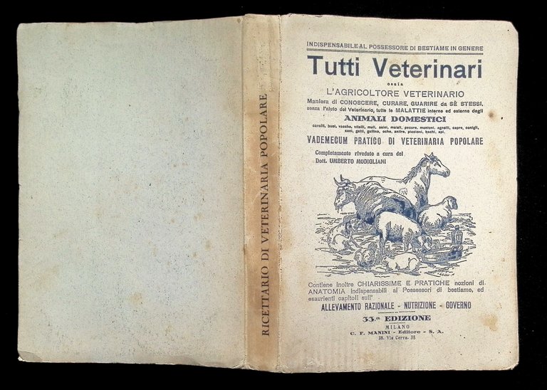 Tutti Veterinari ossia L'Agricoltore Veterinario - Ricettario Vademecum Pratico di … | Immagine Gallery 6