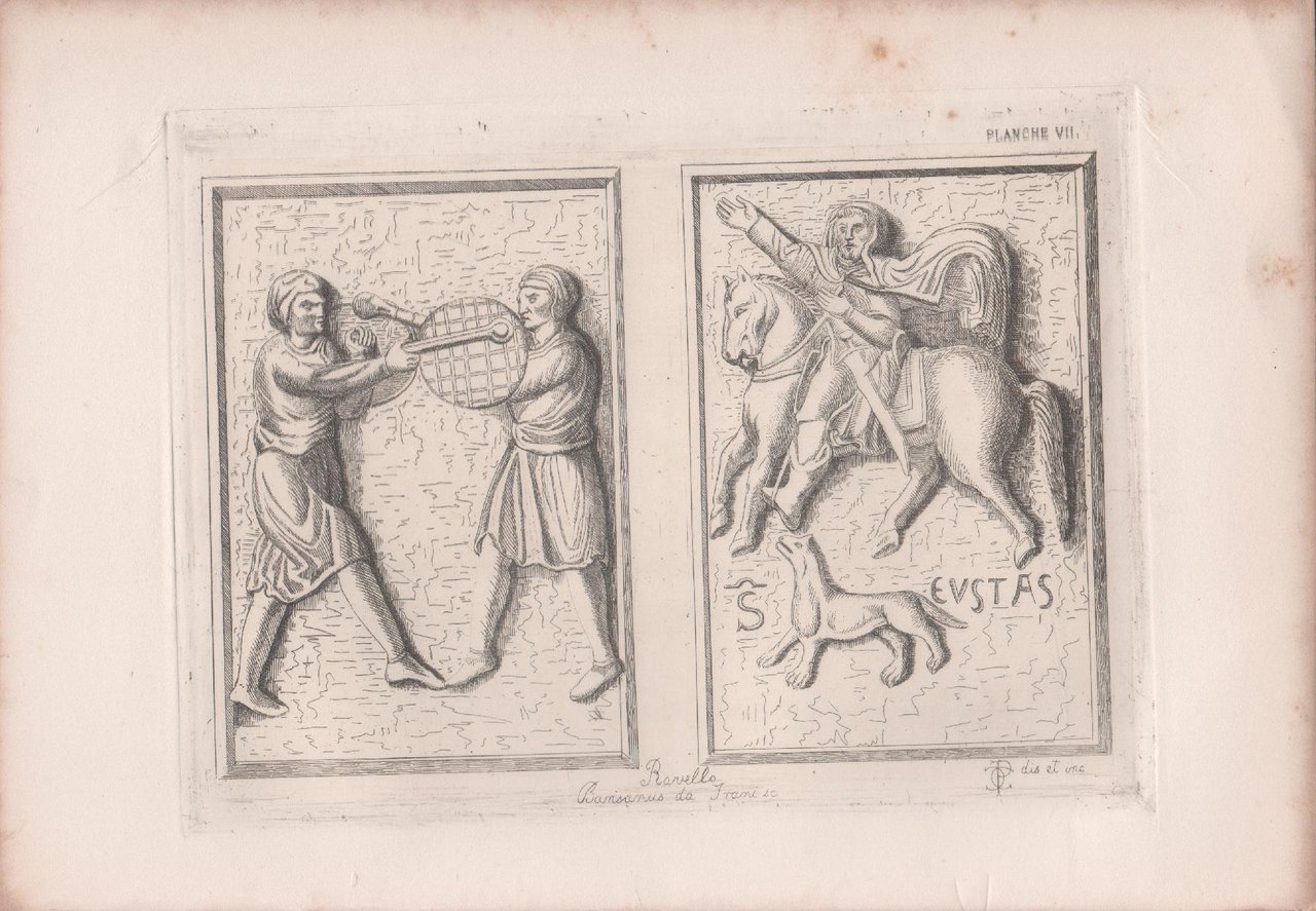 Two Panels from the Bronze Gates in Ravello by Barisanus … | Immagine principale