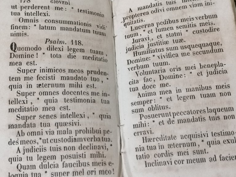 Uffizio Della Settimana Santa Aggiunta Dichiarazioni Lingua Italiana 1855 Torino