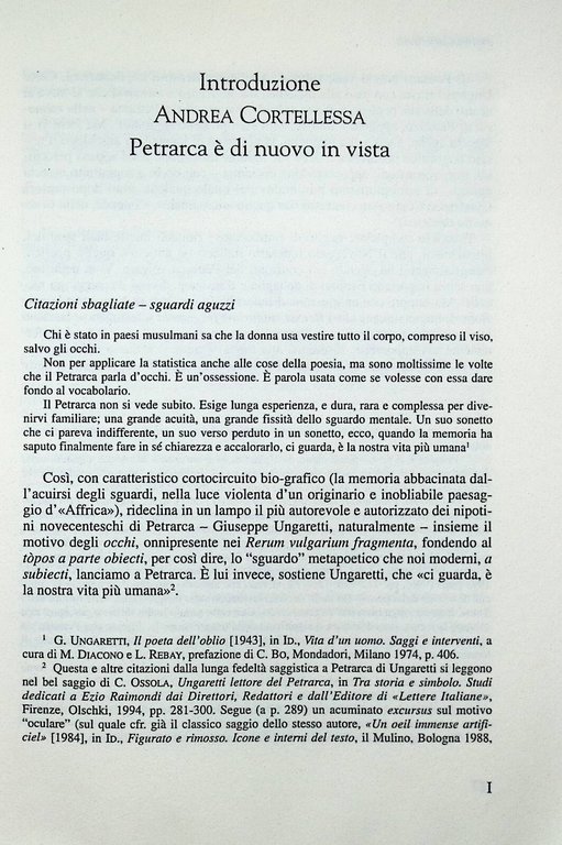 Un'Altra Storia Petrarca Nel Novecento Italiano Cortellessa Bulzoni Convegno | Immagine Gallery 6