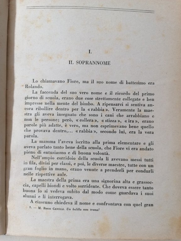 Un Balilla Non Trema LIbro Rossi Gentle Gasperini 1937 Storia …