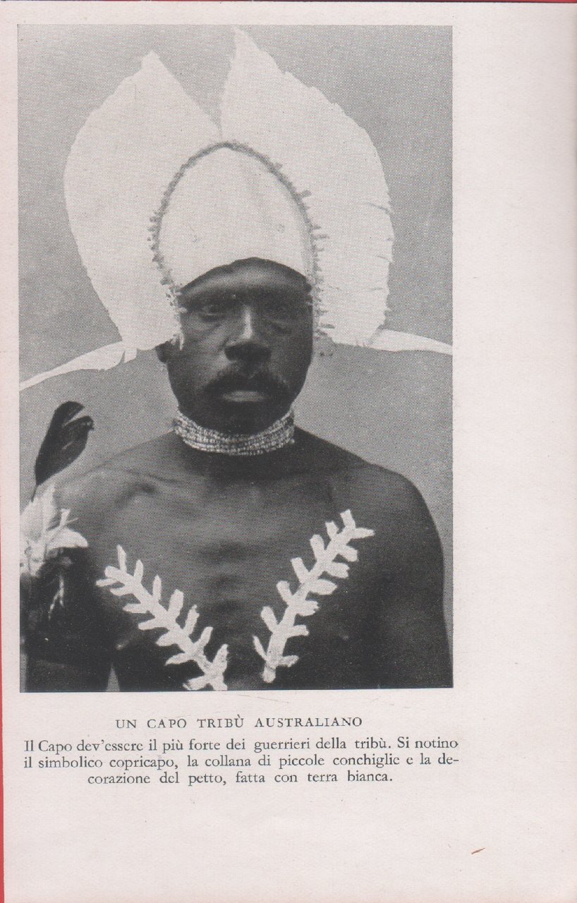 Un capo tribù australiano. Immagine 1937 | Immagine principale
