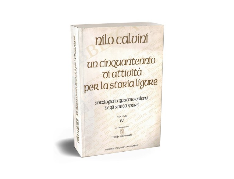 Un Cinquantennio di Attività per la Storia del Ponente LIgure …