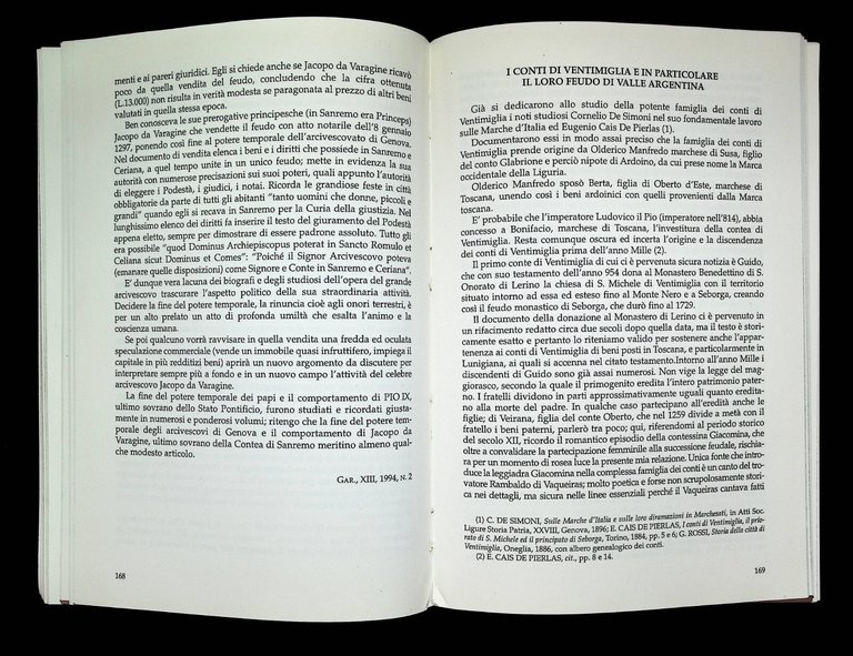 Un Cinquantennio di Attività per la Storia del Ponente LIgure …