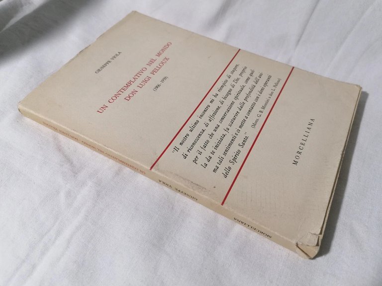 Un Contemplativo Nel Mondo Don Luigi Pelloux, Libro Giuseppe Viola …