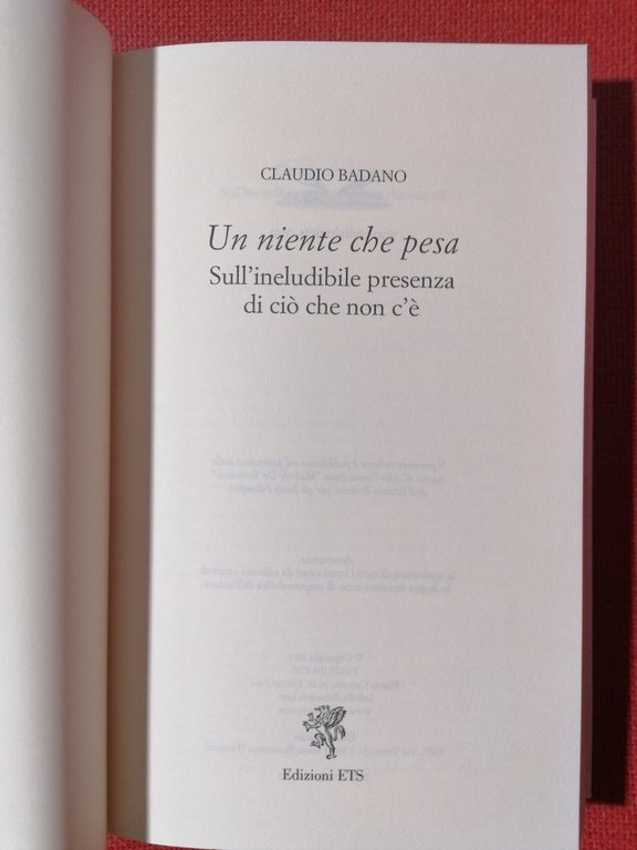 Un Niente che pesa | Immagine Gallery 4