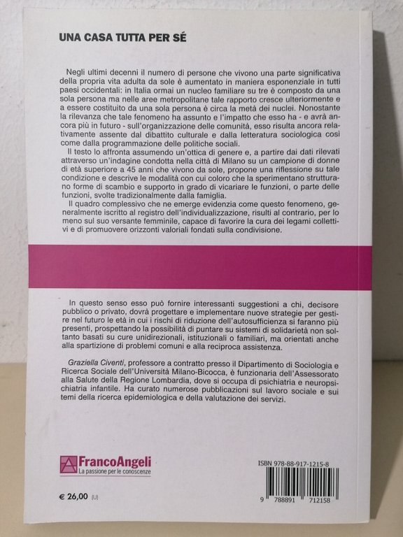 Una Casa Tutta Per Sé, Donne Che Vivono Da Sole …