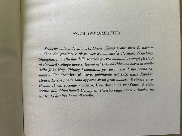 Una donna di trent'anni