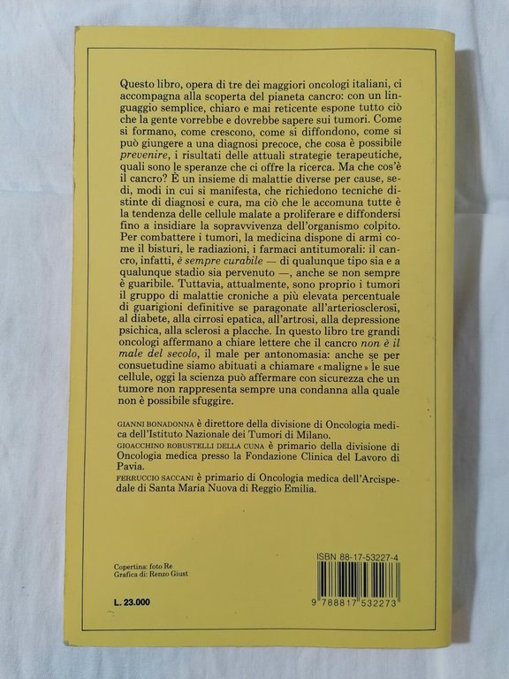 Una sfida possibile. I tumori: ricerche, terapie, speranze