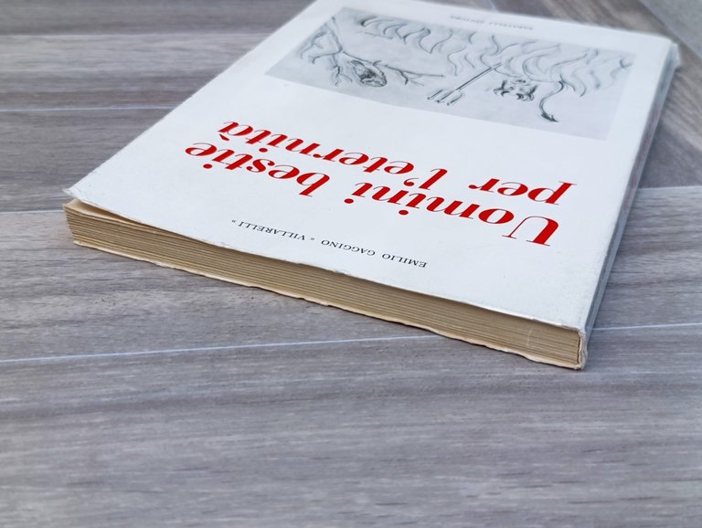 Uomini Bestie per l'Eternità Libro Gaggino Villarelli Sabatelli Autografato 1984