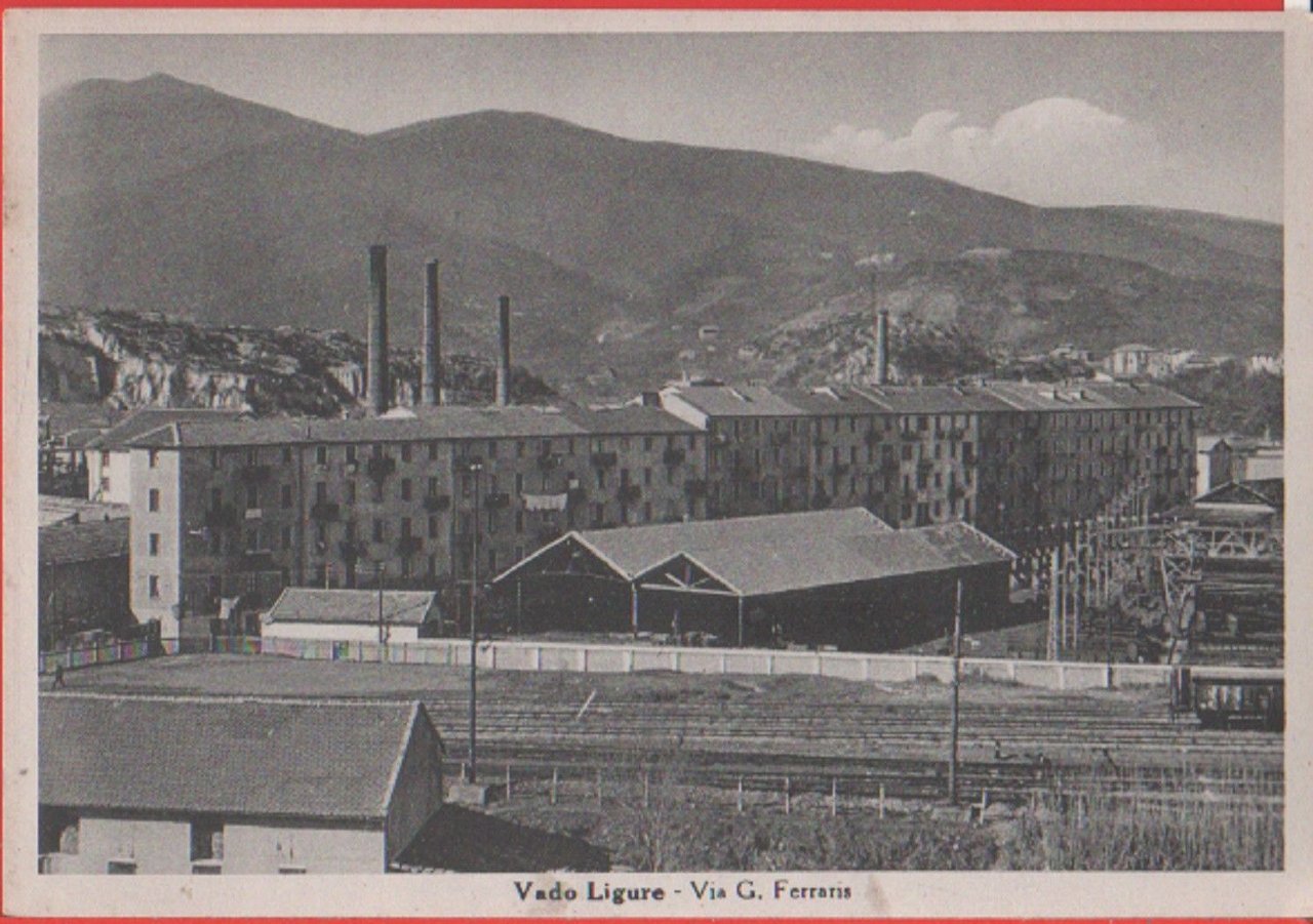 Vado Ligure (SV). Via G. Ferraris. Non viaggiata. Originale | Immagine principale