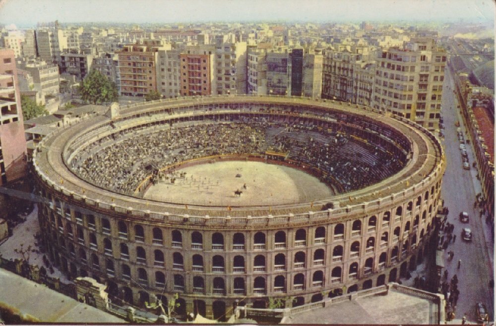 Valecia. Plaza de Toros. Viaggiata 1963 | Immagine principale