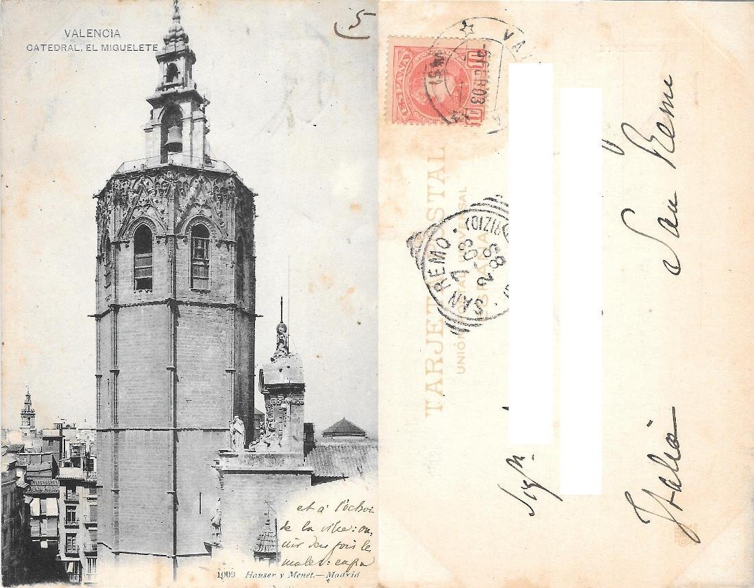 Valencia (SPA). Catedral, El Miguelete. Ed. Hauser y Menet. Viaggiata … | Immagine principale