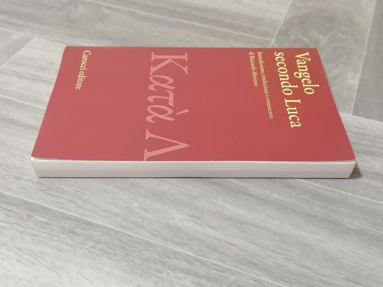 Vangelo Secondo Luca Testo Greco a Fronte Commento Maisano Carocci …