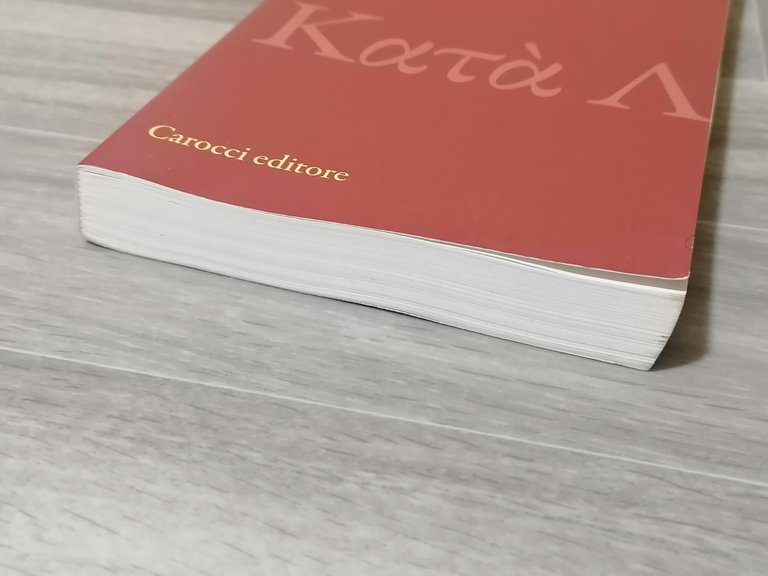 Vangelo Secondo Luca Testo Greco a Fronte Commento Maisano Carocci …