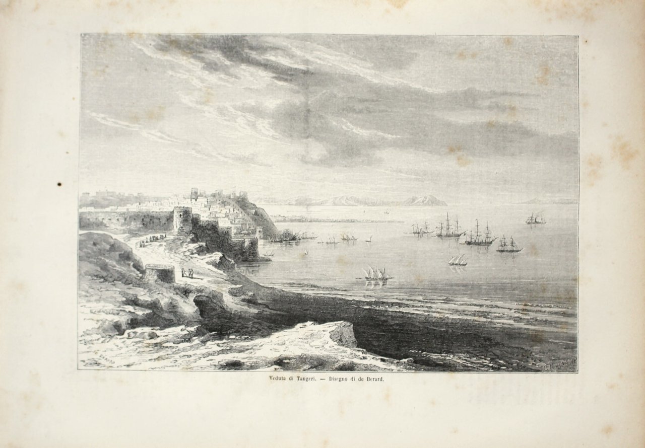 Veduta di Tangeri. Stampa 1863 | Immagine principale