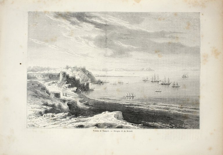 Veduta di Tangeri. Stampa 1863 | Immagine Gallery 2