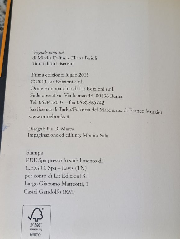 Vegetale sarai tu! Interviste con le piante